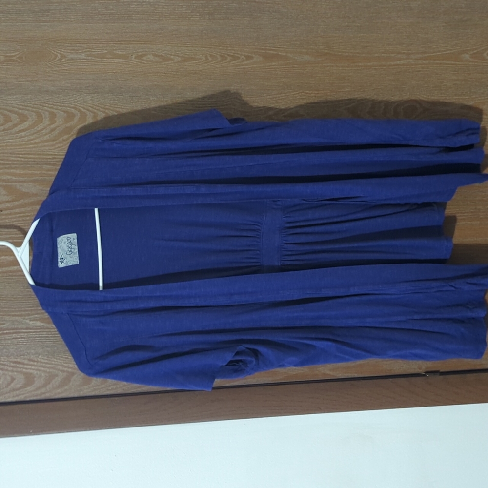 Short sleeve open cardi